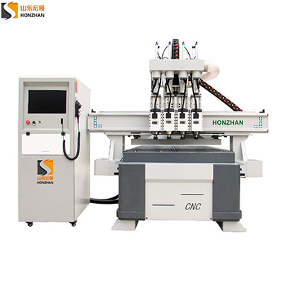  HZ-R1325F Four heads pneumatic woodworking CNC Router machine